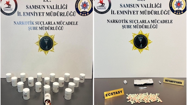 Samsun'da uyuşturucu operasyonunda 4 zanlı yakalandı