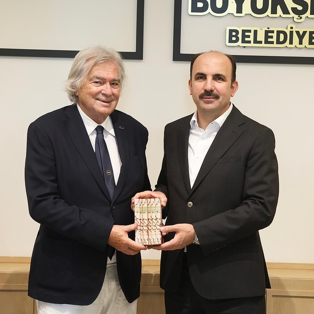 ACES heyetinden Konya Büyükşehir Belediye Başkanı Altay'a ziyaret