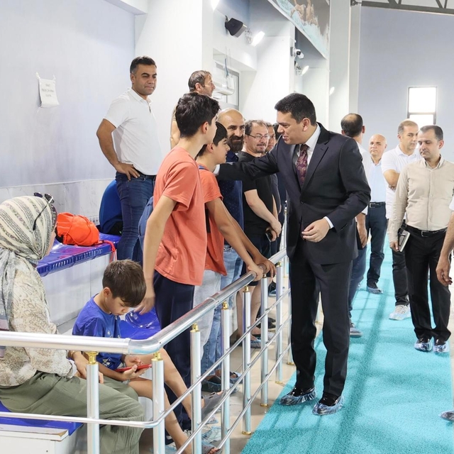 Kızıltepe Kaymakamı Şahin, yaz spor kurslarını ziyaret etti