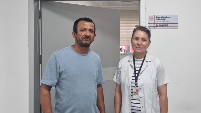 25 yıldır kullandığı sigarayı Sağlıklı Hayat Merkezinde bıraktı