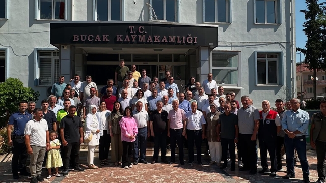 Bucak Kaymakamı Bayram Gale ilçeye veda etti