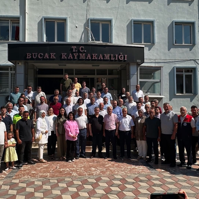 Bucak Kaymakamı Bayram Gale ilçeye veda etti