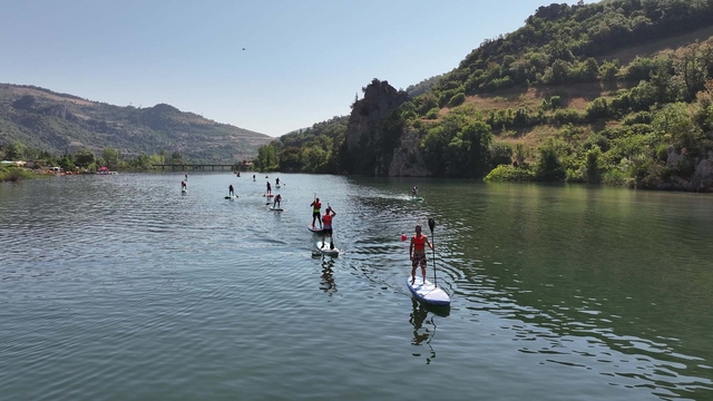 Kapıkayafest'te SUP yarışı düzenlendi