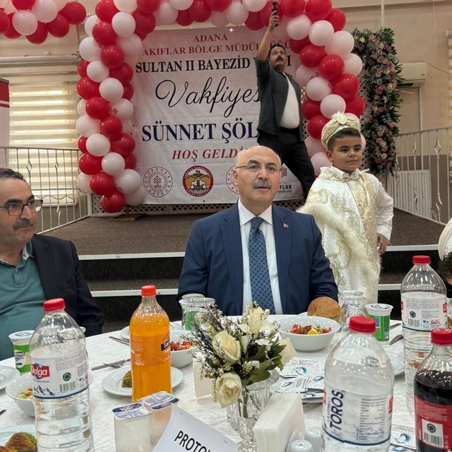 Adana'da Vakıflar Bölge Müdürlüğünce sünnet şöleni düzenlendi