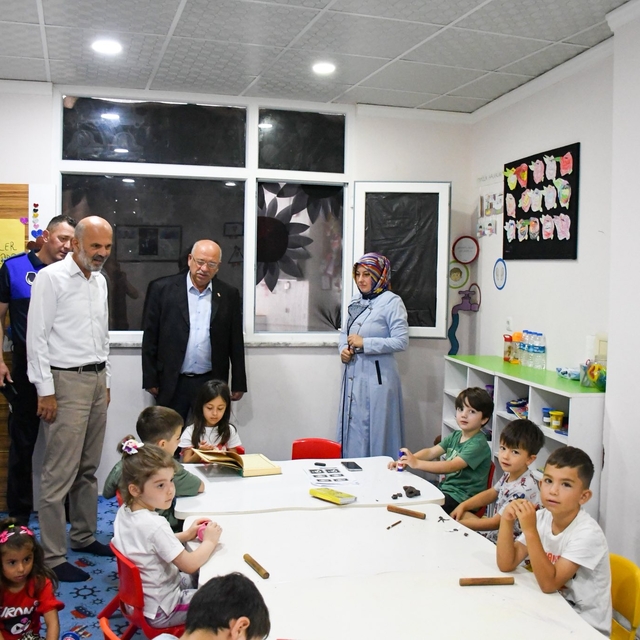 Ladik Belediye Başkanı Topal'dan yaz Kur'an kursuna ziyaret