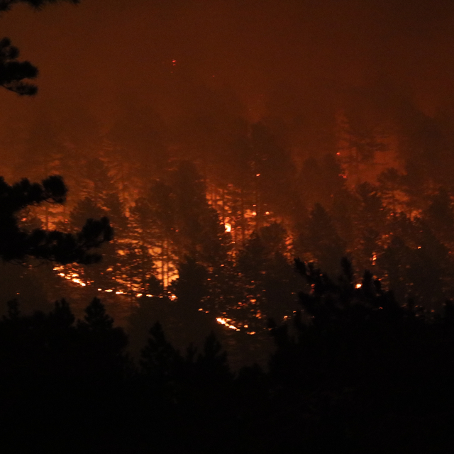 Antalya'da rekor sıcaklıkta 'orman yangını fırtınası' (2)