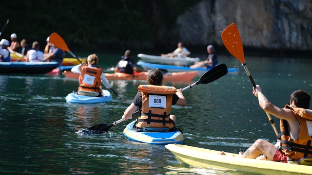 Kapıkayafest'te "Kral Mezarları Kano Yarışı" düzenlendi