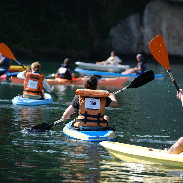 Kapıkayafest'te "Kral Mezarları Kano Yarışı" düzenlendi