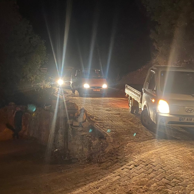 Gazipaşa'daki orman yangını nedeniyle Mersin Anamur'da iki mahalle boşaltıl...