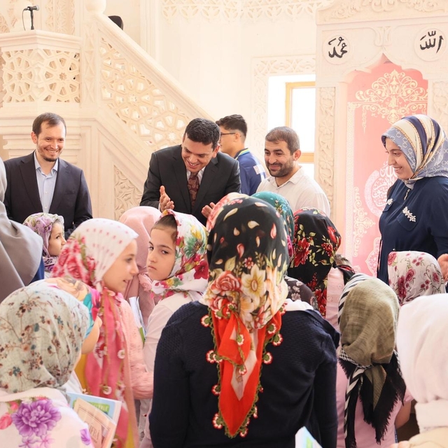 Kızıltepe Kaymakamı Şahin Kur'an kursunu ziyaret etti