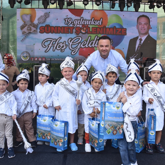Görele'de sünnet şöleni düzenlendi