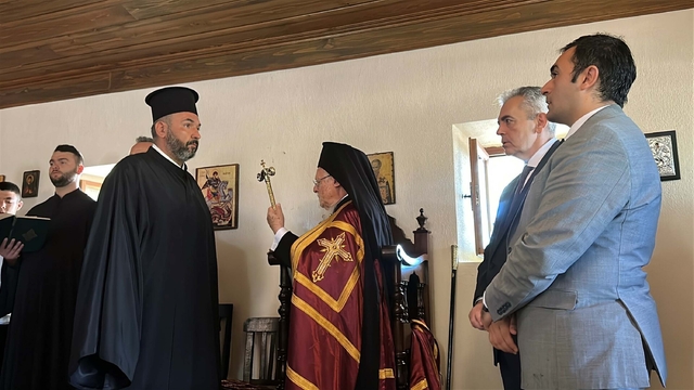 Bozcaada'da Aya Paraskevi Günü ayini yapıldı