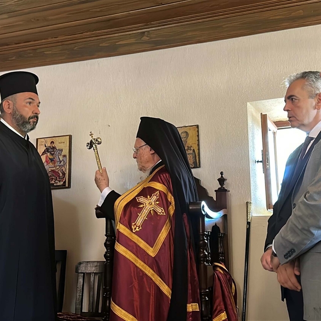 Bozcaada'da Aya Paraskevi Günü ayini yapıldı