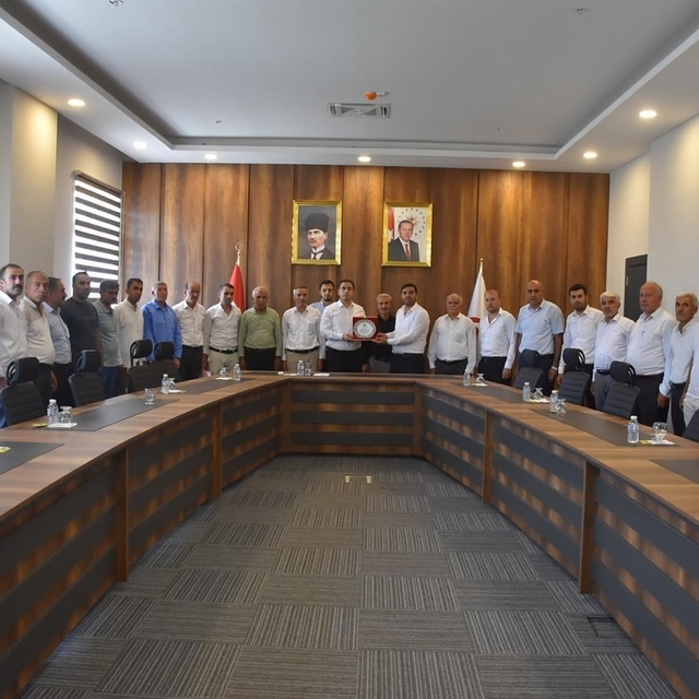 Sason Kaymakamı Furkan Başar'a muhtarlardan ziyaret