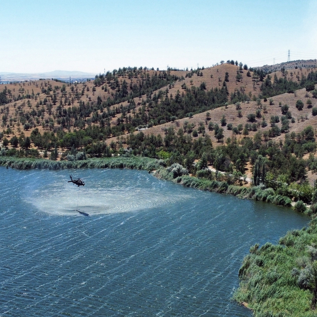 GÜNCELLEME - Eymir Gölü yakınlarındaki ormanlık alanda yangın çıktı
