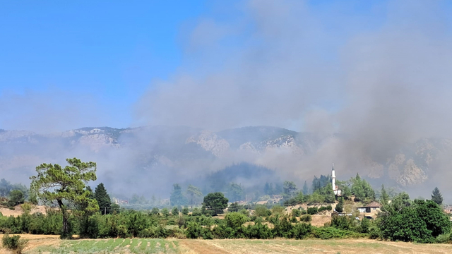 Antalya'da 2 orman yangını sürüyor; 2'si kontrol altında (4)