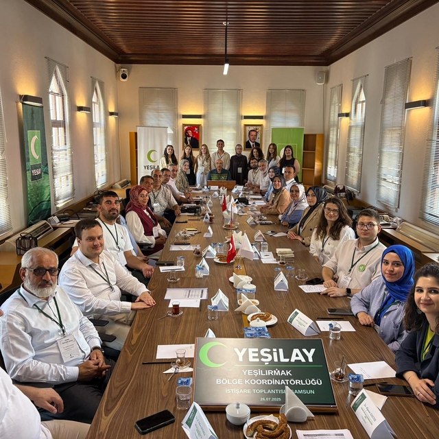 Yeşilay Bölge İstişare Toplantısı, Samsun'da yapıldı