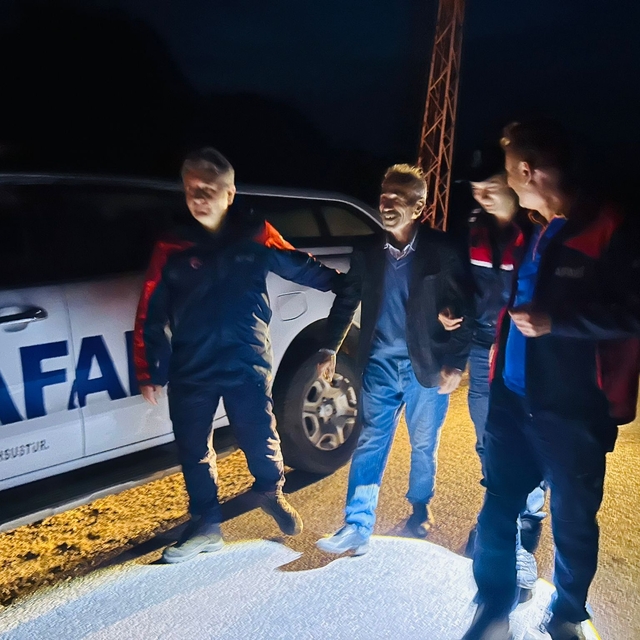 Tokat'ta kayıp yaşlı adam, AFAD ve jandarma ekiplerince bulundu