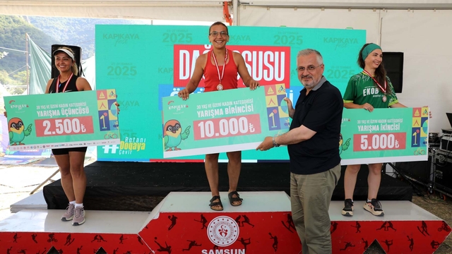 Kapıkayafest'te dağ koşusu sona erdi