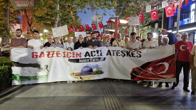 Kocaeli'de Filistin'e destek yürüyüşü yapıldı