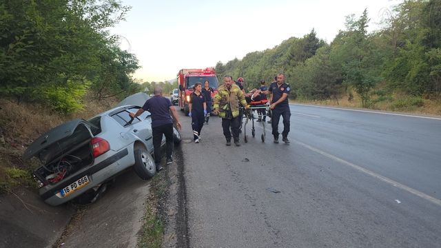 Kestel'de meydana gelen trafik kazasında iki kişi yaralandı