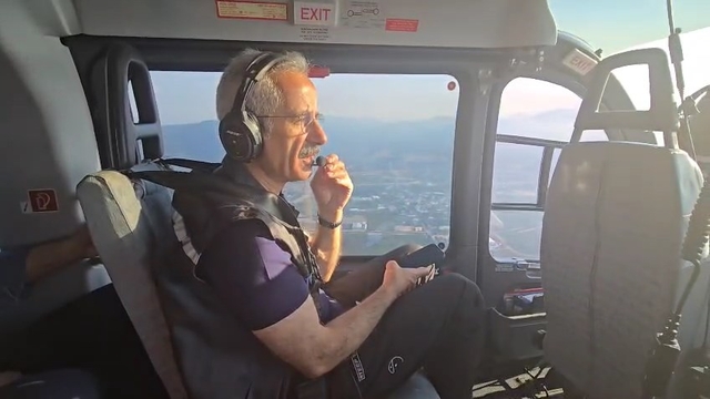 Bursa'daki yangın bölgesi dronla görüntülendi; tahliye edilen mahallelere dönüş başladı (4)