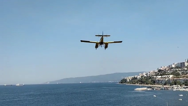 Bursa'daki yangın bölgesi dronla görüntülendi; tahliye edilen mahallelere dönüş başladı (5)