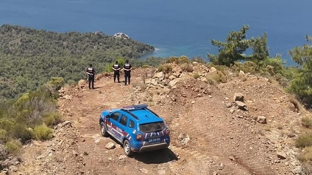 Datça'da orman yangınlarına karşı nöbet