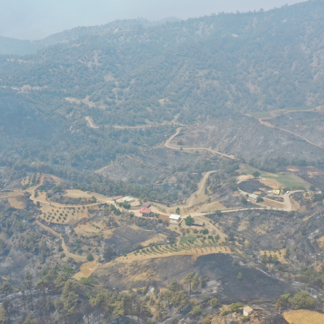 Kahramanmaraş'taki orman yangınına müdahale 2. gününde sürüyor