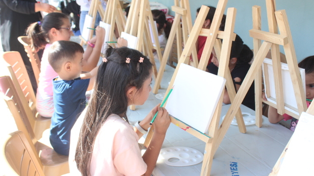 Gülnar'da düzenlenen "Çocuk Festivali" başladı