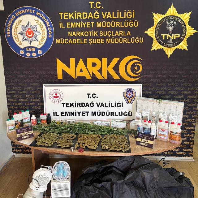 Tekirdağ'da uyuşturucu operasyonunda 2 zanlı yakalandı