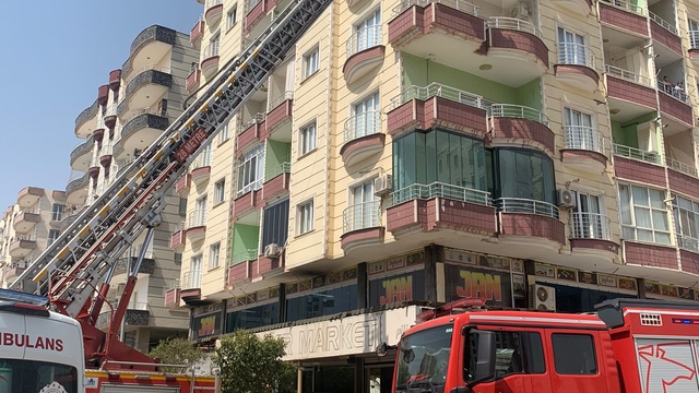 Kızıltepe'de evde çıkan yangın söndürüldü