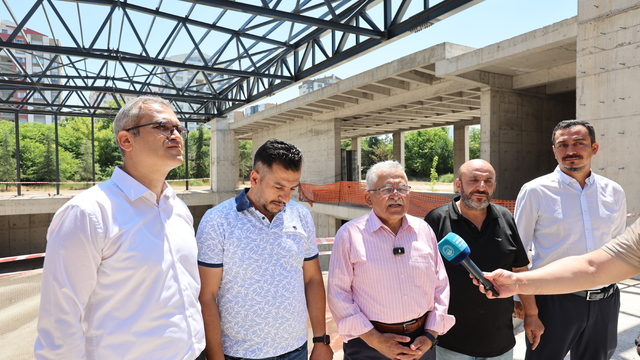 Kayseri'de 7,5 milyon yıllık fosillerin sergileneceği müzenin yapımı sürüyor