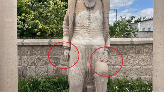 Mimar Sinan'ın doğup büyüdüğü mahallede heykeline zarar verildi