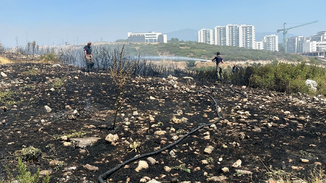 İzmir'de orman yangını kontrol altına alındı (2)
