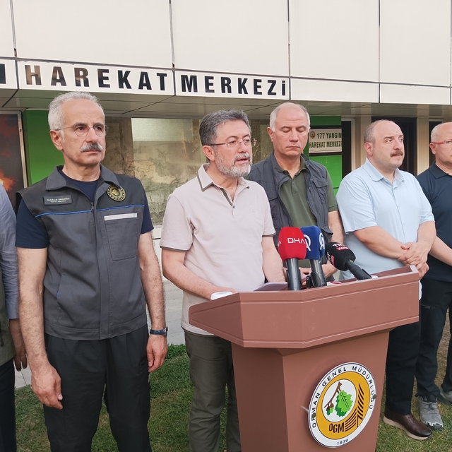 Bursa'daki yangın bölgesi dronla görüntülendi (14)