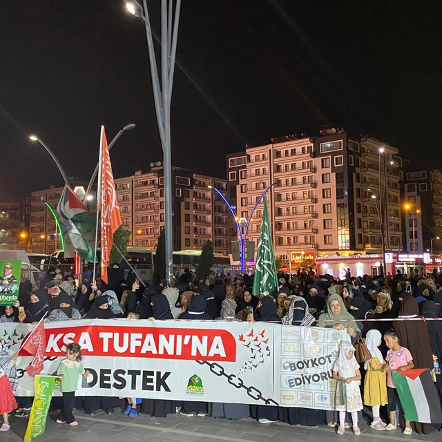 Diyarbakır'da İsrail'in Gazze'ye saldırıları protesto edildi