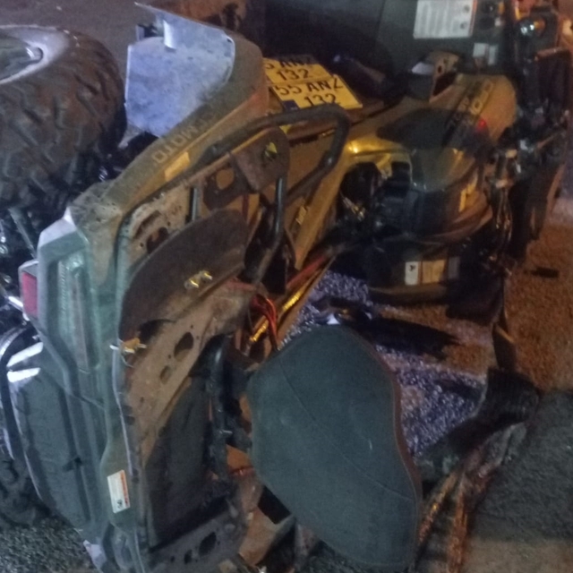 Samsun'da otomobille ATV aracı çarpıştı, 6 kişi yaralandı