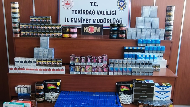 Tekirdağ'da kaçakçılık operasyonunda 2 zanlı yakalandı