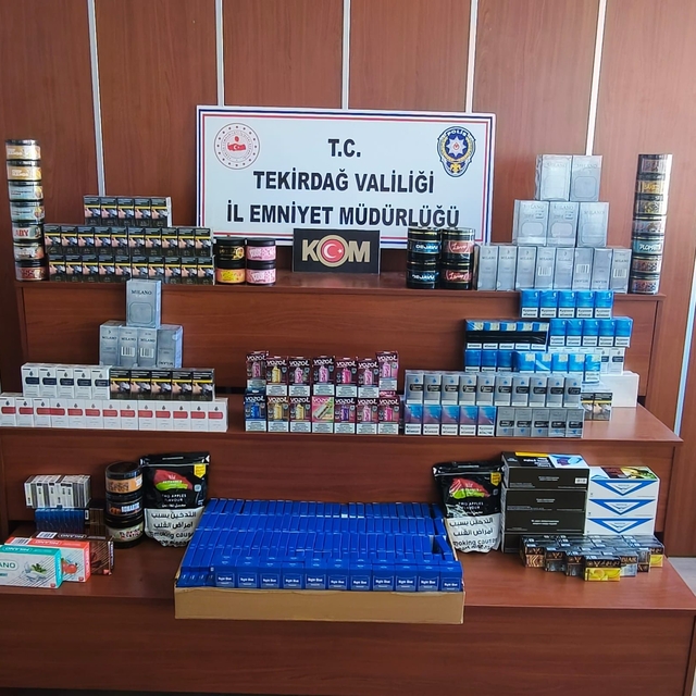 Tekirdağ'da kaçakçılık operasyonunda 2 zanlı yakalandı