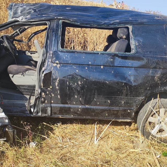 Kırklareli'nde panelvanın devrilmesi sonucu 1 kişi öldü, 6 kişi yaralandı