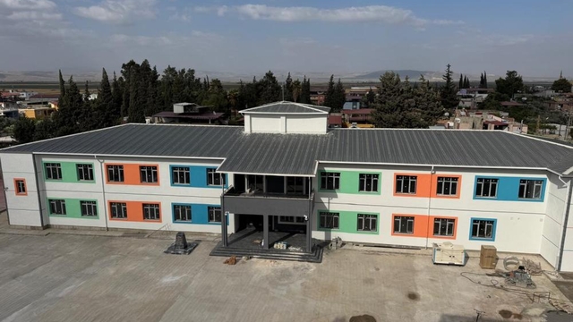 Kocaeli Büyükşehir Belediyesinin Hatay'a yaptırdığı okulun inşası tamamlandı