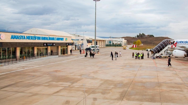 Amasya Merzifon Havalimanı 6 ayda 77 bin 358 yolcu ağırladı