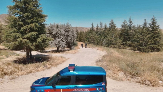 Kayseri'de jandarma, olası yangınlara karşı ormanlık alanları denetliyor