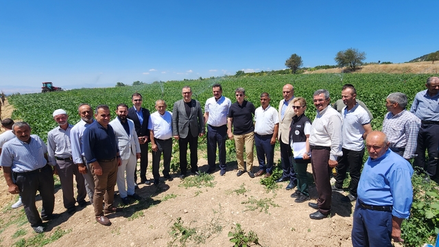 Suluova'da kapalı sistem sulama tesisinin açılışı yapıldı