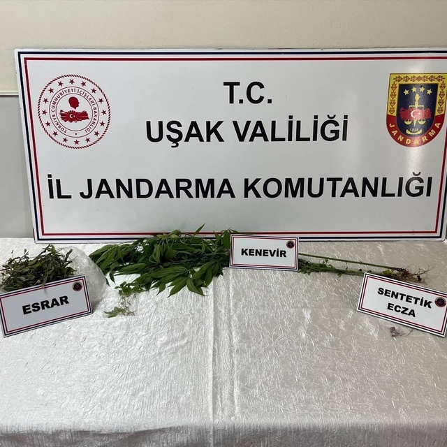 Banaz'da uyuşturucu operasyonunda 1 şüpheli yakalandı