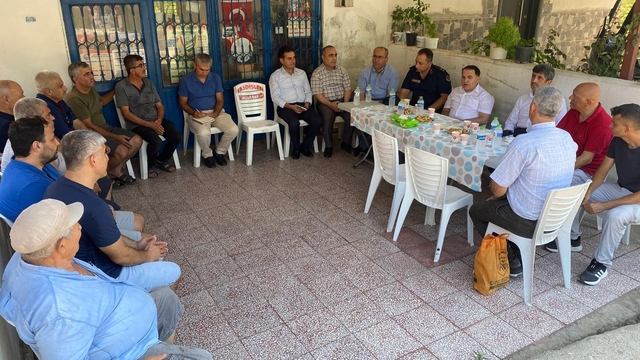 Anamur Kaymakamı Kemal Duru mahalle ziyaretlerini sürdürdü