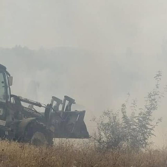 Güdül'de otluk alanda çıkan yangın söndürüldü