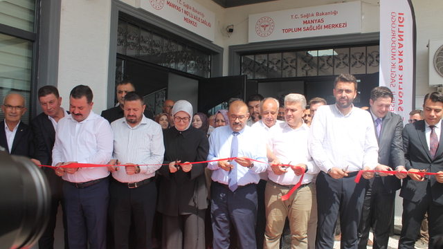 Manyas'ta sağlık merkezi törenle açıldı