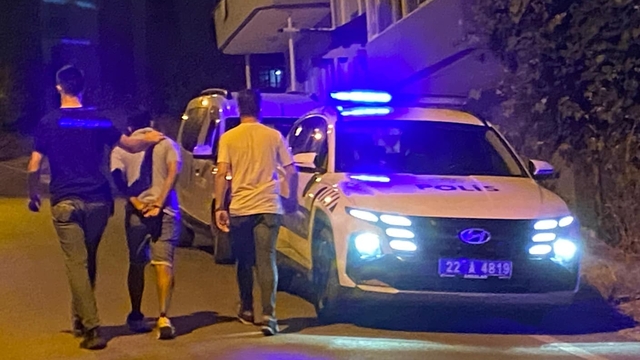 Edirne'de kız arkadaşını darbeden şüpheli gözaltına alındı